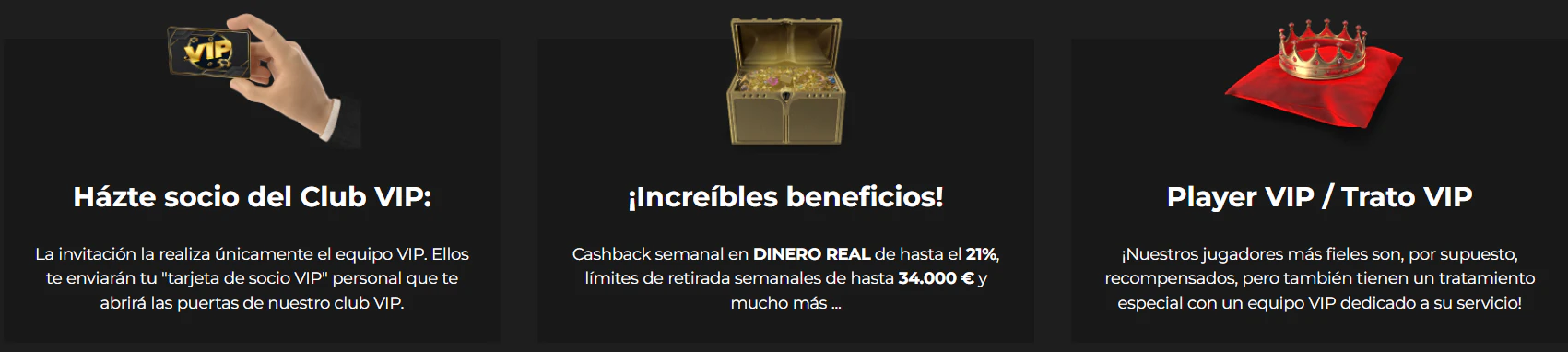 Club VIP de Casino Extra con ventajas y privilegios para jugadores habituales